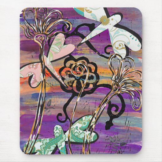 Libellen 3 Mousepad (Vorne)