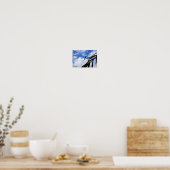 Libellen am blauen Himmel Poster (Küche)