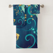 Libellen Aquamarin Badhandtuch Set (Insitu)