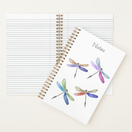 Libellen-Aquarell-Notizbuch Notizblock