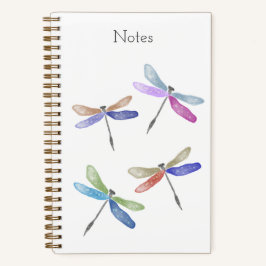 Libellen-Aquarell-Notizbuch Notizblock