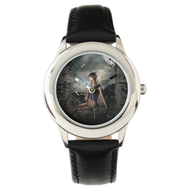 Libellen Armbanduhr (Vorderseite)