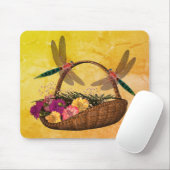 Libellen auf der Blume Mousepad (Mit Mouse)