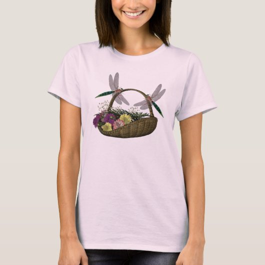 Libellen auf der Blume T-Shirt (Vorderseite)