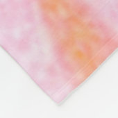 Libellen auf rosa Fleecefelette Fleecedecke (Ecke)