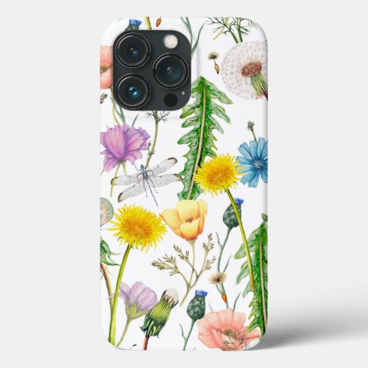 Libellen auf Wildblumen Case-Mate iPhone Hülle (Rückseite)