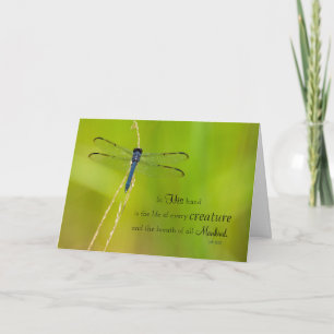 Libellen-Ausdrücke Feiertagskarte