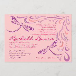 Libellen-Baby, das Einladung jüdischen Hebräer