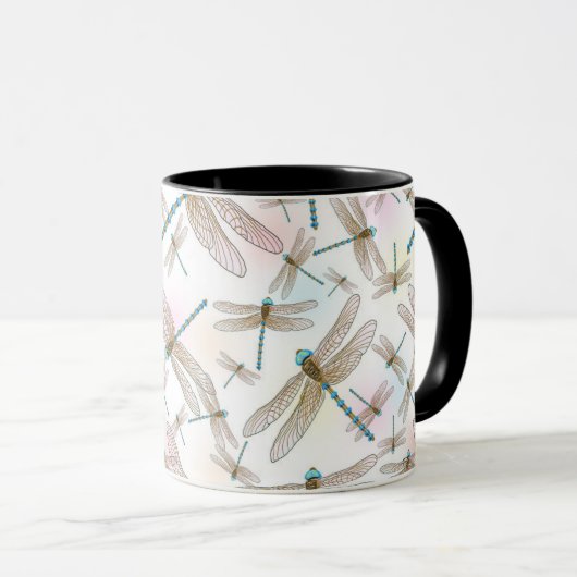 Libellen-Ballett Tasse (VorderseiteRechts)