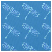 Libellen, blass auf Denim Blau Stoff (Nahaufnahme)
