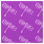 Libellen, blass orchid auf tief lila stoff (Nahaufnahme)