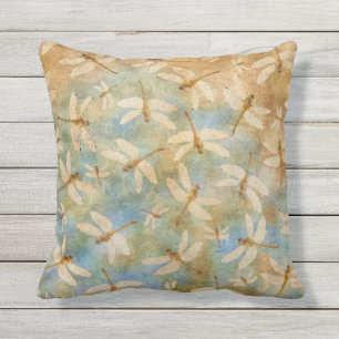 Libellen-Blau Kissen