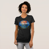 Libellen-Blume T-Shirt (Vorne ganz)