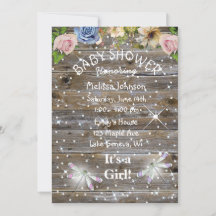 Libellen, Blume und Glitzern Kinderdusche