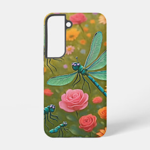 Libellen Blumen Samsung Galaxy Hülle