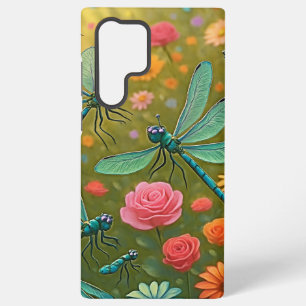 Libellen Blumen Samsung Galaxy Hülle
