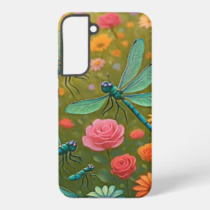 Libellen Blumen Samsung Galaxy Hülle