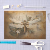 Libellen-Dekorationspapier 4 Seidenpapier (Handwerk)