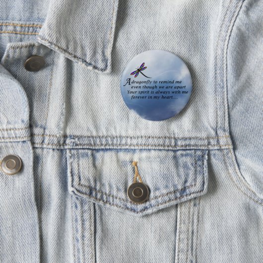 Libellen-Denkmal-Gedicht Button (Beispiel)