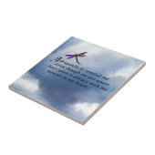 Libellen-Denkmal-Gedicht Fliese (Seite)