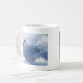 Libellen-Denkmal-Gedicht Kaffeetasse (Vorderseite Links)