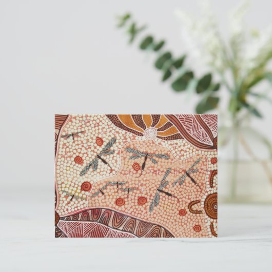 Libellen der Postkarte der Wüste (Stehend Vorderseite)