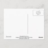 Libellen der Postkarte der Wüste (Rückseite)