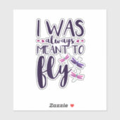 Libellen, die ich immer wollte, um Drachenfliegen  Aufkleber (Blatt)