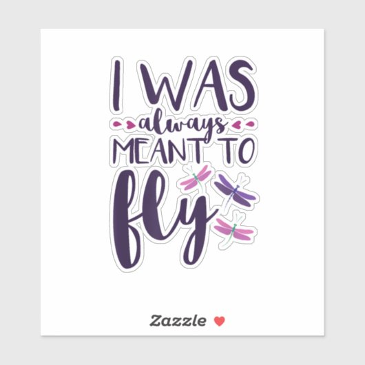 Libellen, die ich immer wollte, um Drachenfliegen Aufkleber (Blatt)