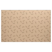 Libellen-Druck des Libellen-Muster-Gewebe-| Brown Stoff (Fat Quarter (45,7 x 55,9 cm))