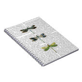 Libellen drucken 3 notizblock (Rechte Seite)