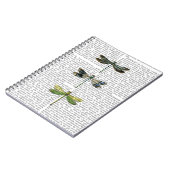 Libellen drucken 3 notizblock (Linke Seite)