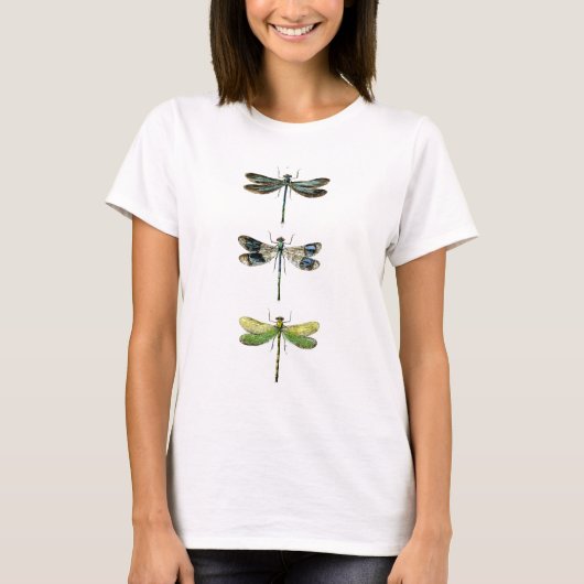 Libellen drucken 3 T-Shirt (Vorderseite)