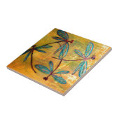 Libellen-Dunst Fliese (Seite)