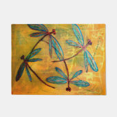 Libellen-Dunst Fußmatte (Vorderseite)