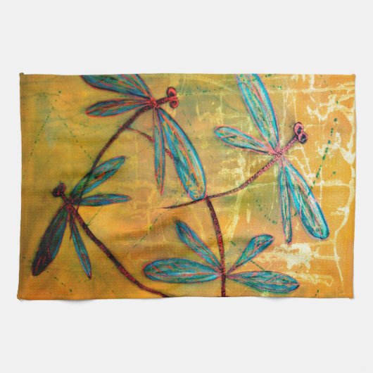 Libellen-Dunst Handtuch (Horizontal)
