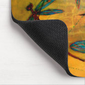 Libellen-Dunst Mousepad (Ecke)