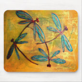 Libellen-Dunst Mousepad (Vorne)