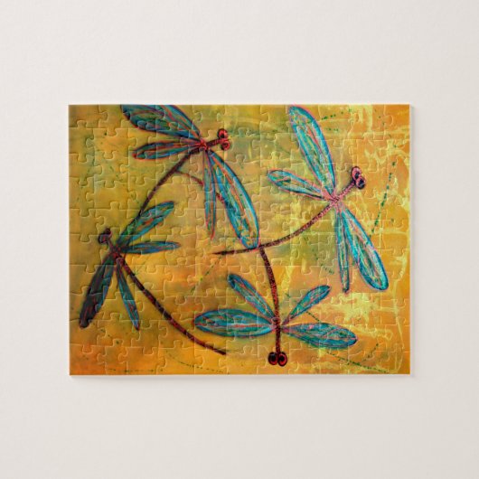 Libellen-Dunst Puzzle (Horizontal)