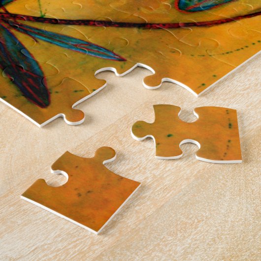 Libellen-Dunst Puzzle (Seite)