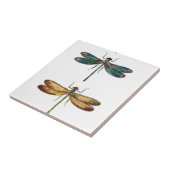 Libellen-Duo-Keramiken Fliese (Seite)