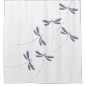 Libellen Duschvorhang (Vorderseite)
