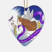 Libellen-Engel Keramikornament (Links)