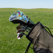 Libellen-Fantasie Golf Headcover (In SItu)