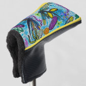 Libellen-Fantasie Golf Headcover (3/4 Vorderseite)