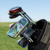 Libellen-Fantasie Golf Headcover (In Situ)