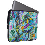 Libellen-Fantasie Laptopschutzhülle (Vorne Rechts)
