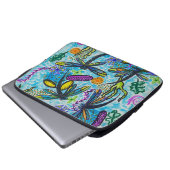 Libellen-Fantasie Laptopschutzhülle (Vorne Knopf)