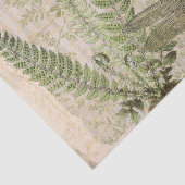 Libellen-Farn-Französisches-Script-Decoupage-Vinta Seidenpapier (Ausschnitt)