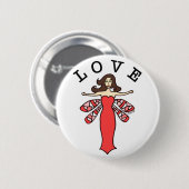 Libellen-feenhafter Liebe-Knopf Button (Vorne & Hinten)